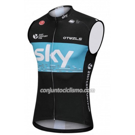 Chaleco ciclismo 2018 Team Sky N003